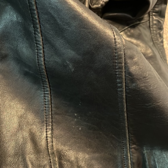 🛍️ SOLD 🛍️ Soft Moto Leather Jacket - Picture 10 of 12